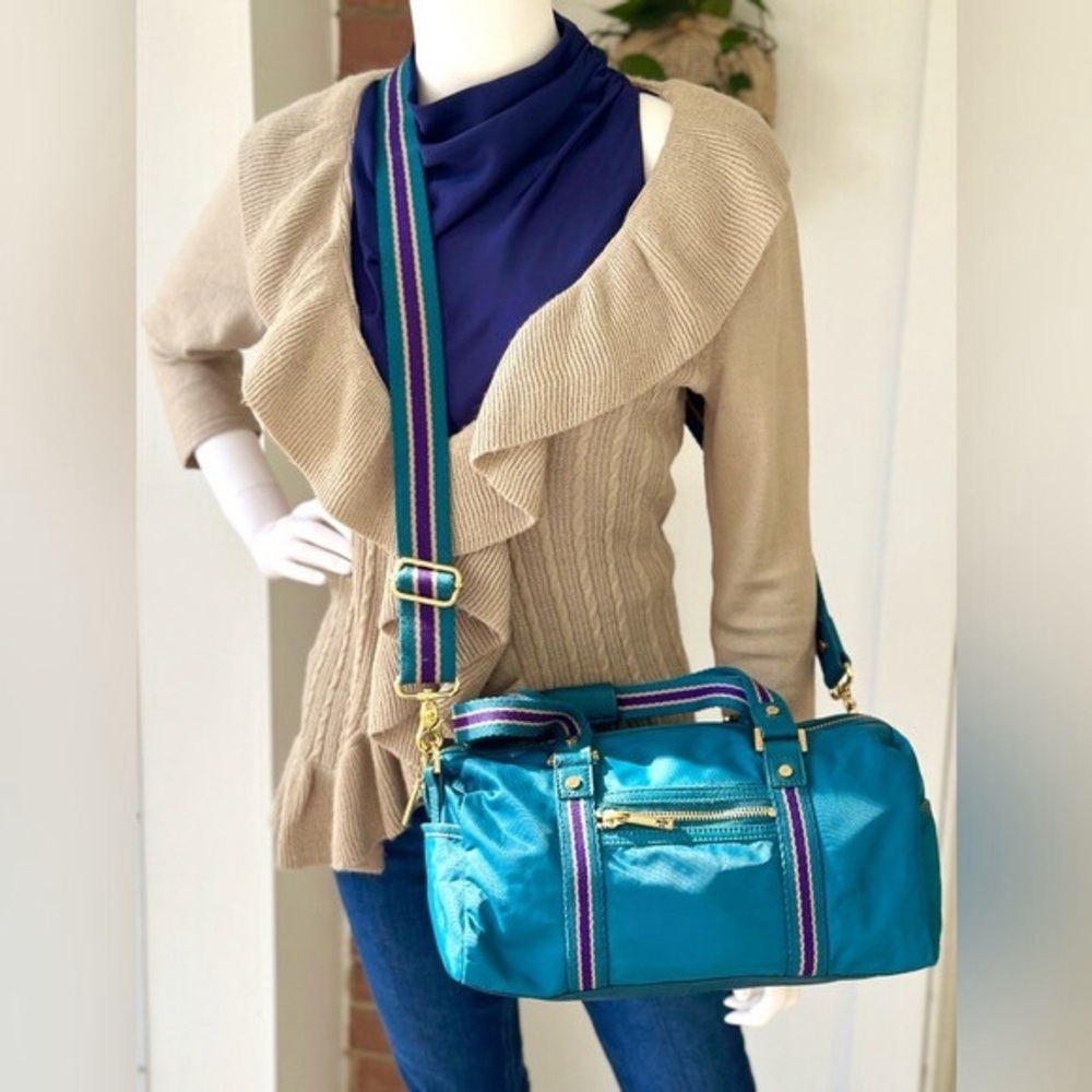 Tory Burch Blue and Gold Women's Bag - Picture 2 of 10